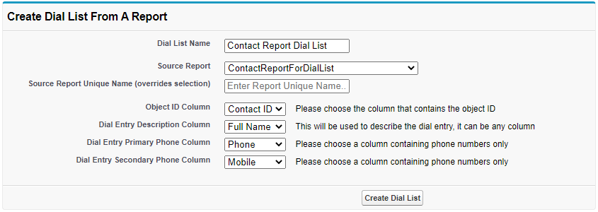 Selecting the report using Source Report