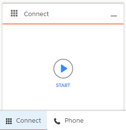 Connect on utility bar